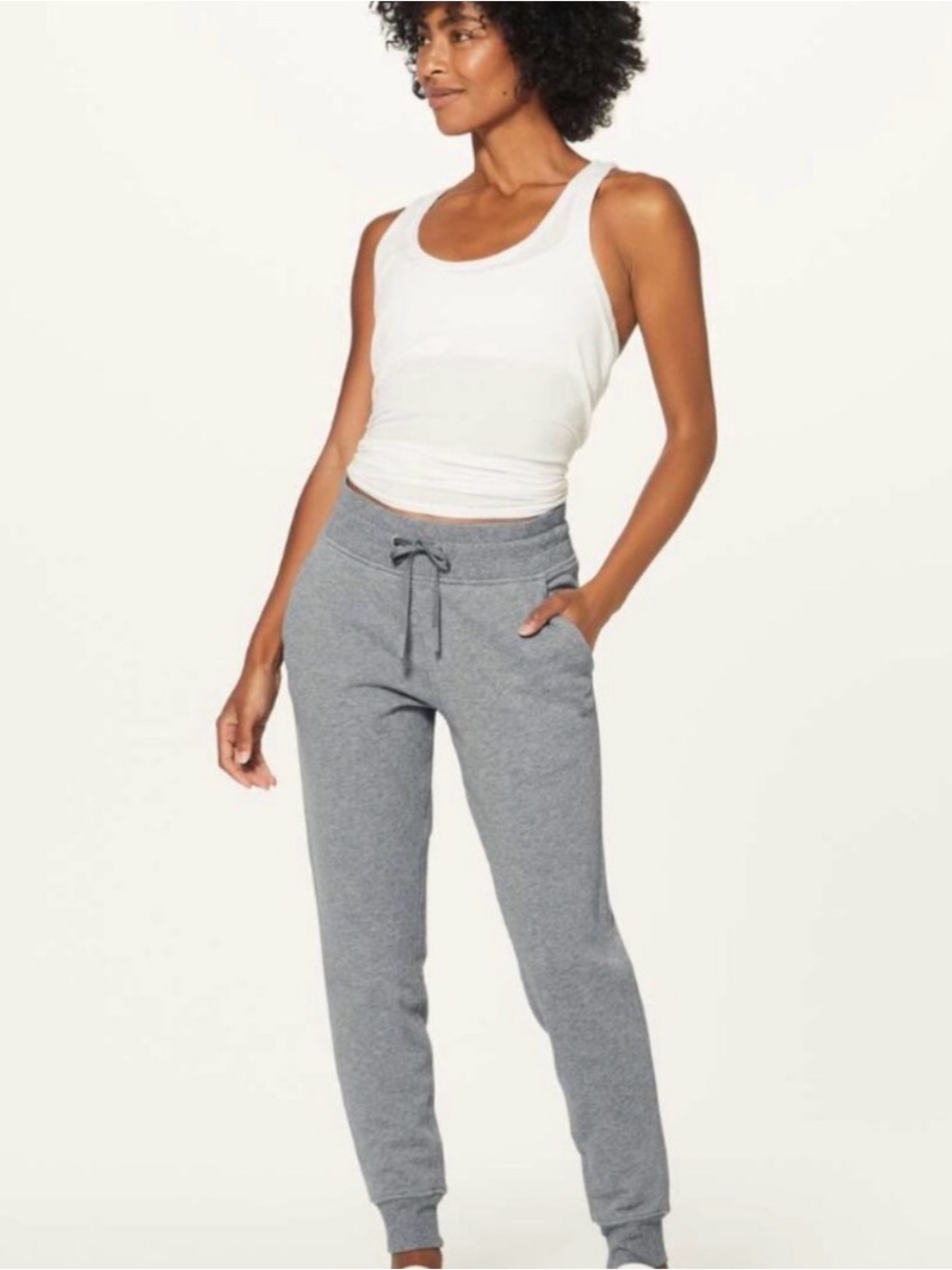 Grey Lululemon Sweatpant Joggers